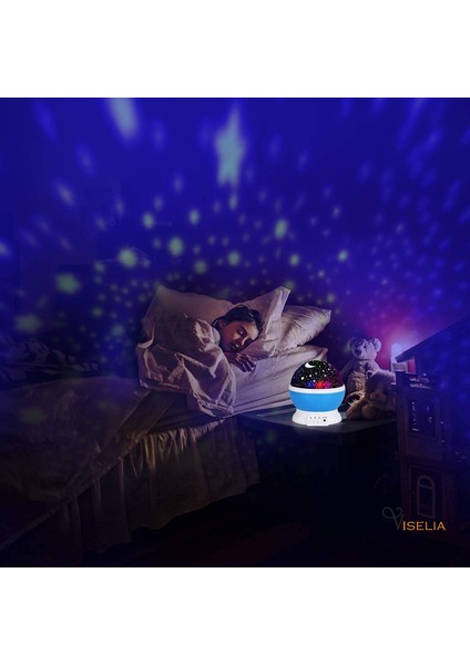 Starmaster 3 Kalem Pilli + 5 Volt Yıldız Yansıtmalı Küre Tip Gece Lambası indirimleri