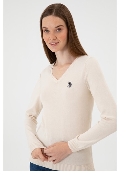 Kadın Krem Melanj Kazak /triko 50313590-VR159 fiyatları