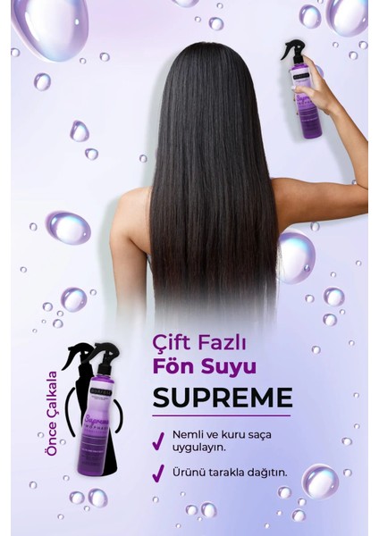 Çift Fazlı Supreme Kondisyoner Fön Suyu 400 ml - Mrfs modelleri