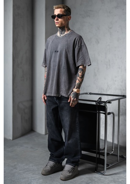 Füme Erkek Baggy Kot Pantolon Bol Paça fiyatları
