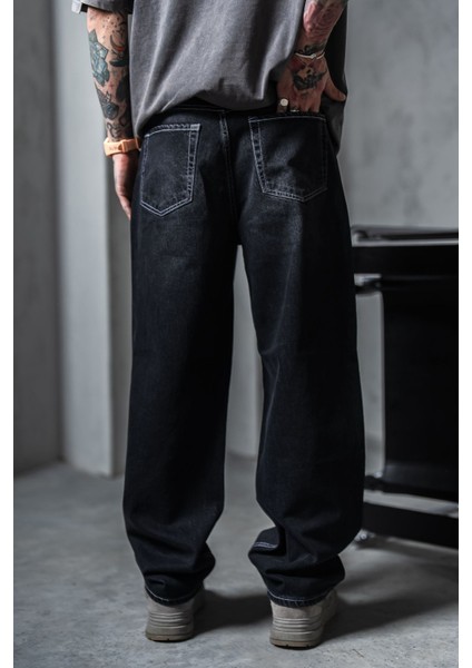 Füme Erkek Baggy Kot Pantolon Bol Paça indirimleri