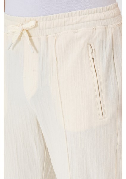 Erkek Krem Eşofman Altı 50300088-VR071