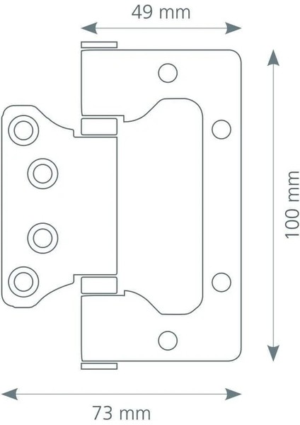 Paslanmaz Menteşe Yönsüz Siyah 2.2mm fiyatları