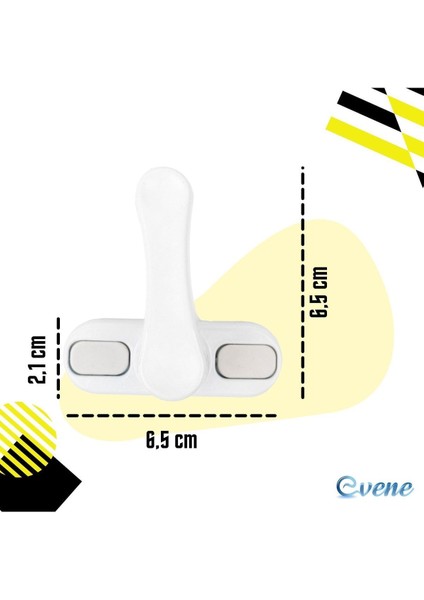 Beyaz Pencere Emniyet Kilidi 2 Adet Çocuk Hırsız Kilidi Çekmeli Metal Kilit