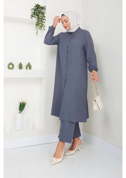 Kadın Büyük Beden Uzun Ikili Tesettür Tunik Takım fiyatları