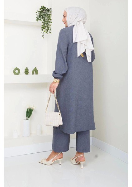 Kadın Büyük Beden Uzun Ikili Tesettür Tunik Takım indirimleri