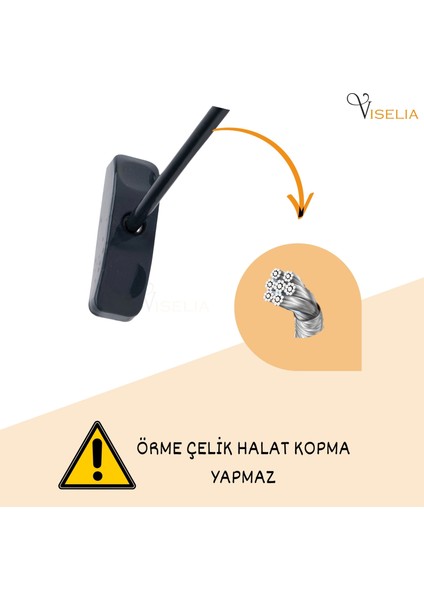 Antrasit Pencere Kilidi Halatlı Çocuk Güvenlik Emniyet Hırsız Pimapen Pvc Kapı Bebek Kilidi fırsatları