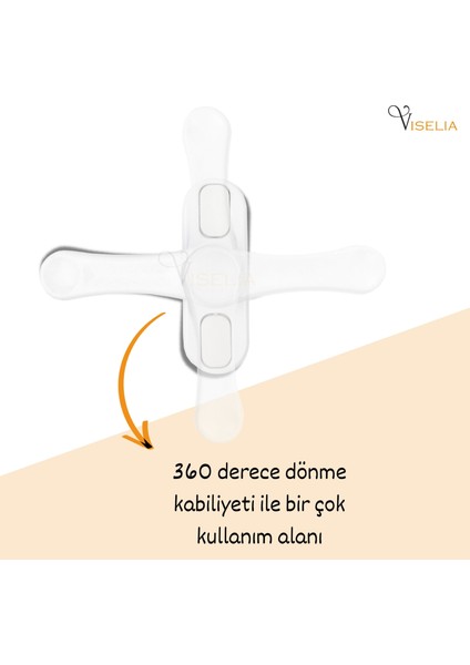 Pencere Emniyet Kilidi Çocuk Kilidi Çekmeli Pvc 7 Adet indirimleri