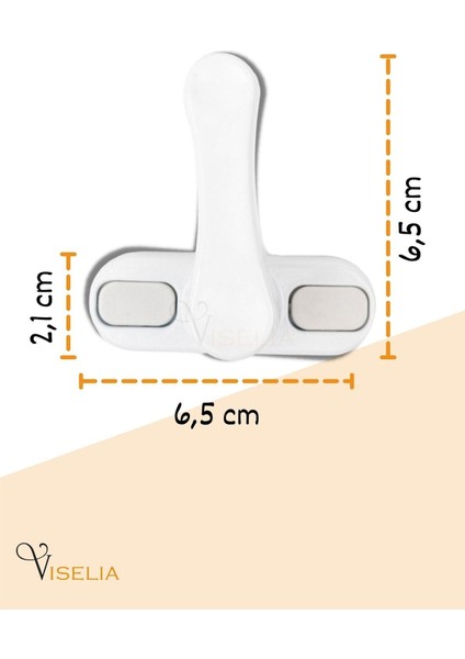 Pencere Emniyet Kilidi Çocuk Kilidi Çekmeli Pvc 7 Adet
