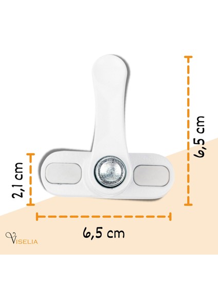 Pvc Emniyet Kilidi Pimapen Kilidi Düğmeli Metal Kilit 2 Adet fiyatları