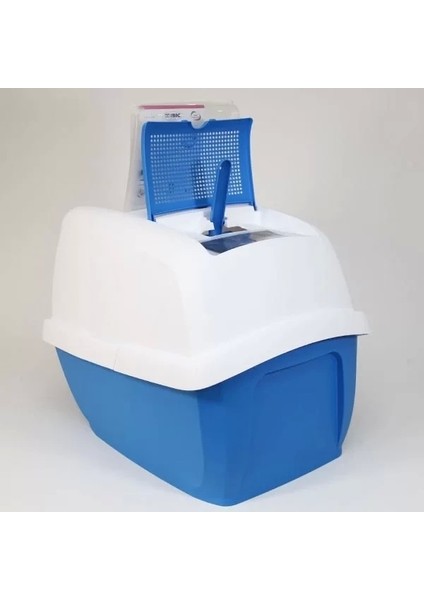 Imac Maddy Junior Üstü Açılır Kapalı Kedi Tuvaleti Mavi 57X43X41 cm modelleri