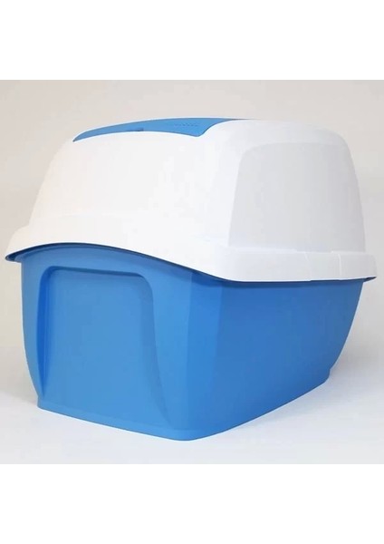 Imac Maddy Junior Üstü Açılır Kapalı Kedi Tuvaleti Mavi 57X43X41 cm fırsatları
