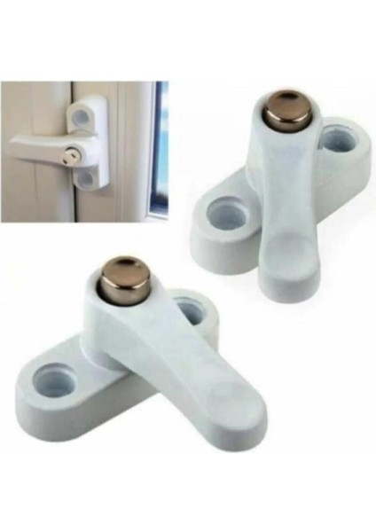 Emniyet Kilidi Pencere Güvenlik Düğmeli Metal Kilit