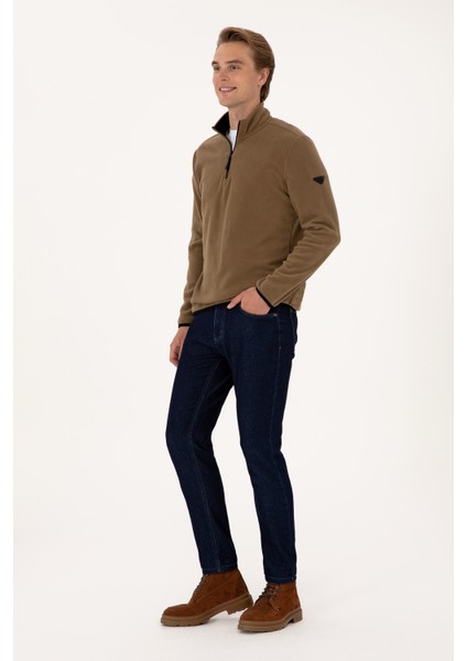 Erkek Haki Sweatshirt 50313777-VR027 fırsatları