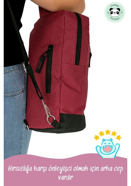 Göğüs Omuz Çantası Sırt Çantası USB Girişli Su Geçirmez Çanta