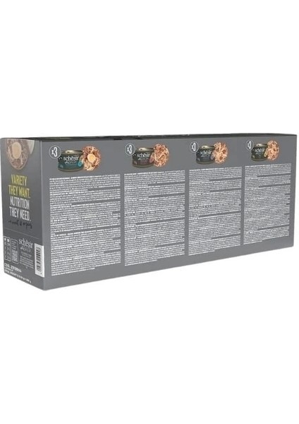 Schesir After Dark Et Suyunda Karışık Lezzetler Yetişkin Konserve Kedi Maması 12 Adet 80 gr fiyatları