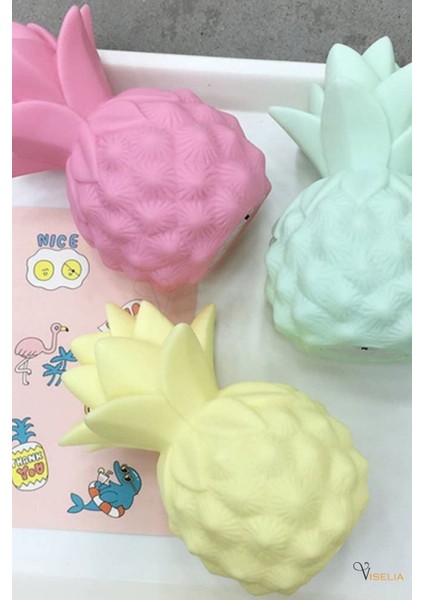 Ananas Gece Lamba Pilli Projeksiyon Masa Lamba Ananas LED Lamba