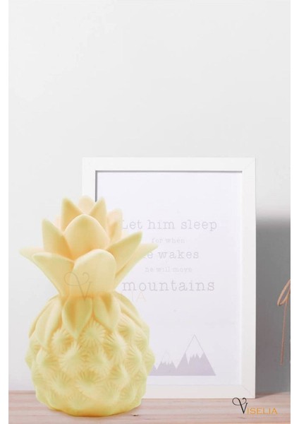Ananas Gece Lamba Pilli Projeksiyon Masa Lamba Ananas LED Lamba