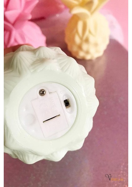 Ananas Gece Lamba Pilli Projeksiyon Masa Lamba Ananas LED Lamba