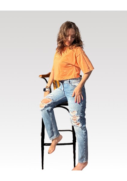 Yırtık Denim Pantolon fiyatları