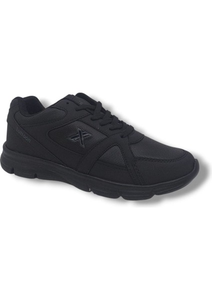 Lutton 3555 Unisex Siyah Bağcıklı Yürüyüş Koşu Büyük Numara Spor Ayakkabı 45 46 47 48 fiyatları