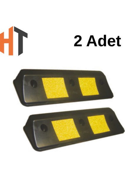 Oto Park Araç Stoperi Ppc 50X16X10 Cm- 2'li Set