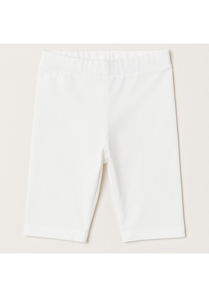 Kız Çocuk Pamuklu Biker Tayt - Diz Üstü Rahat Kesim fiyatları