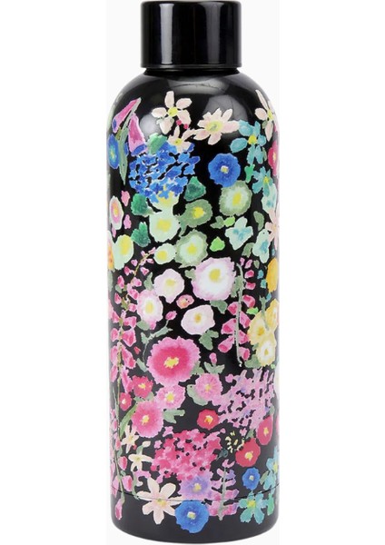 Siyah Metal Içecek Şişesi, Dayanıklı ve Şık Tasarım