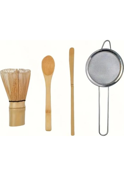 Bambu Matcha Set Japon Geleneksel Çay Hazırlama 4'lü Set fiyatları