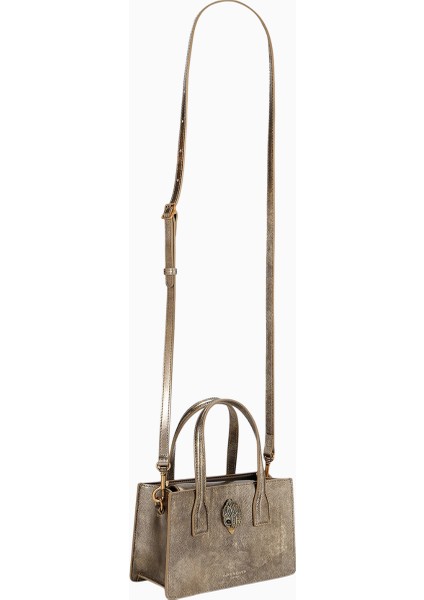Mini Bond Bronz Deri Çanta Ayarlanabilir Askılı ve Taş Detaylı fiyatları