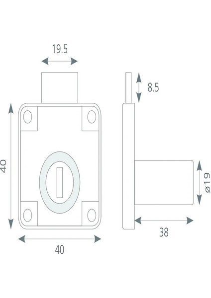 Kare Çekmece Kilidi Uzun 38MM fiyatları