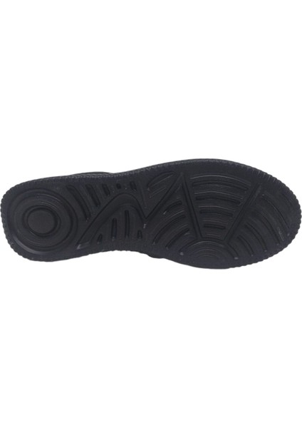 Lutton 4555 Unisex Siyah Bağcıklı Kalın Taban Büyük Numara Spor Ayakkabı 45 46 47 48 indirimleri