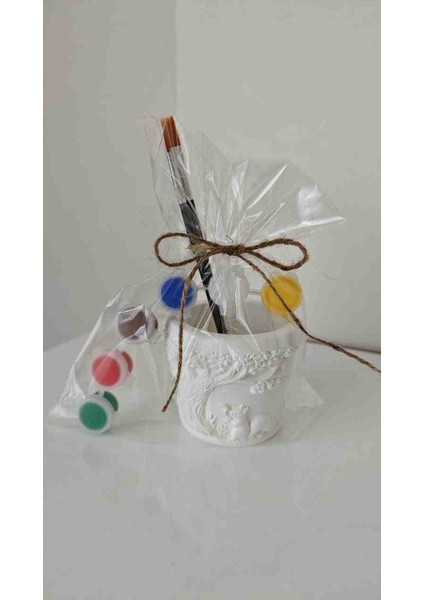 Sincap Figürlü Taş Tozu Boyama Seti