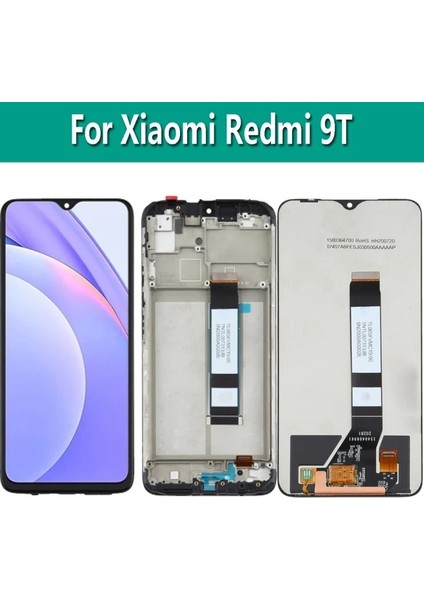 Xiaomi Redmi 9t Çıtalı Ekran Dokunmatik Siyah