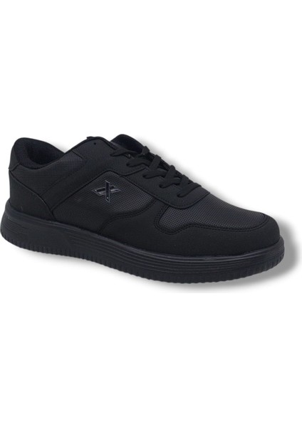 Lutton 4555 Unisex Siyah Bağcıklı Kalın Taban Büyük Numara Spor Ayakkabı 45 46 47 48 fiyatları