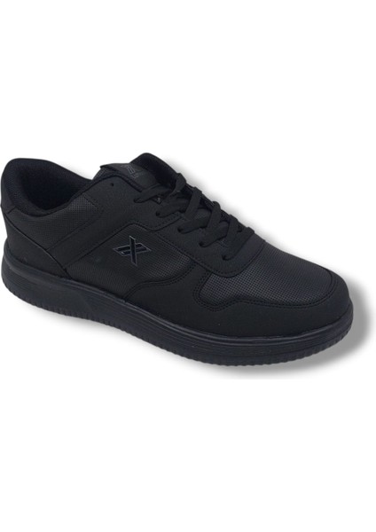 Lutton 4555 Unisex Siyah Bağcıklı Kalın Taban Büyük Numara Spor Ayakkabı 45 46 47 48 fırsatları