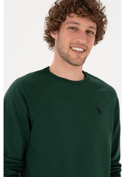 Erkek Koyu Yeşil Sweatshirt 50313752-VR079 fiyatları