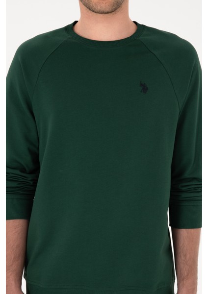 Erkek Koyu Yeşil Sweatshirt 50313752-VR079