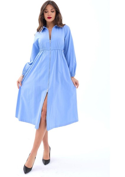 6966 Elbise-Koyu Mavi