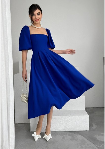 Benjamin Çan Etekli Midi Boy Elbise modelleri