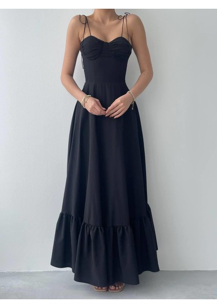 Elia Ip Askılı Elbise