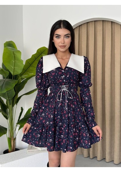 Dreamy Ip Detaylı Mini Elbise