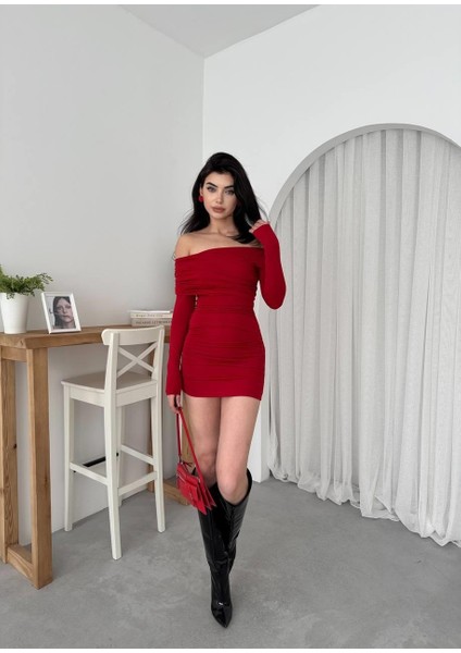 Tefs Straplez Elbise