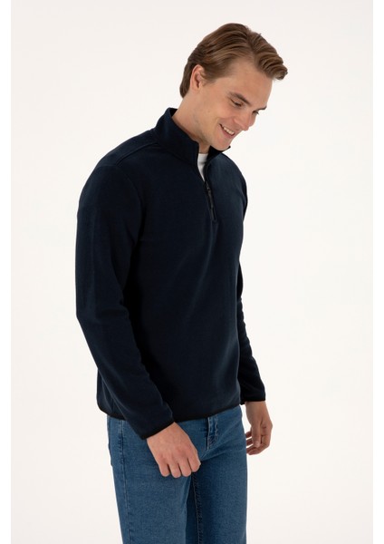 Erkek Lacivert Sweatshirt 50313777-VR033 modelleri