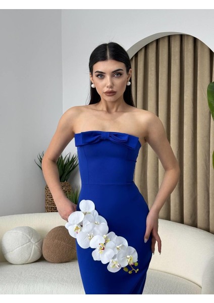 Önü Kurdaleli Kaelm Elbise