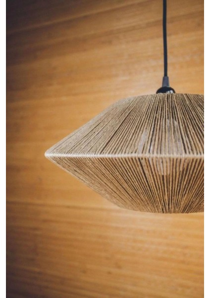 Dekoratif Aydınlatma Sarkıt Ufo Avize Jüt