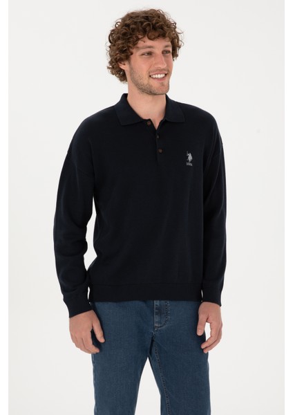 Erkek Lacivert Kazak /triko 50313660-VR033 modelleri