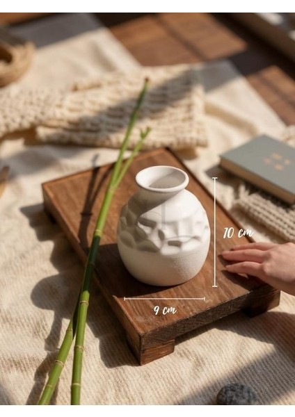 Etnik Desenli Beton Dekoratif Vazo, Dokulu Vazo fiyatları