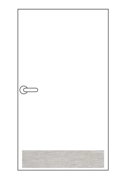 Paslanmaz Kapı Mop Plate / Paspas Plakası