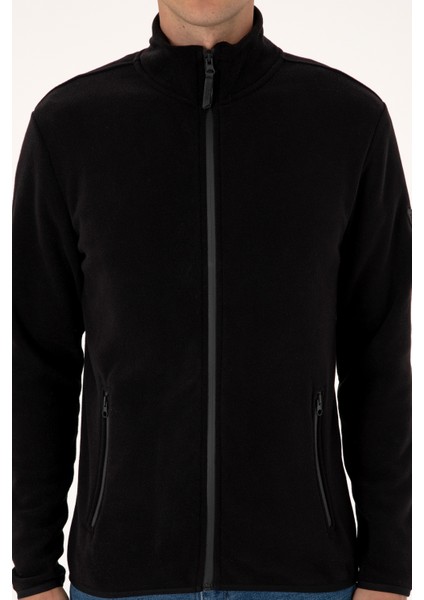 Erkek Siyah Hırka (Örme) 50313779-VR046